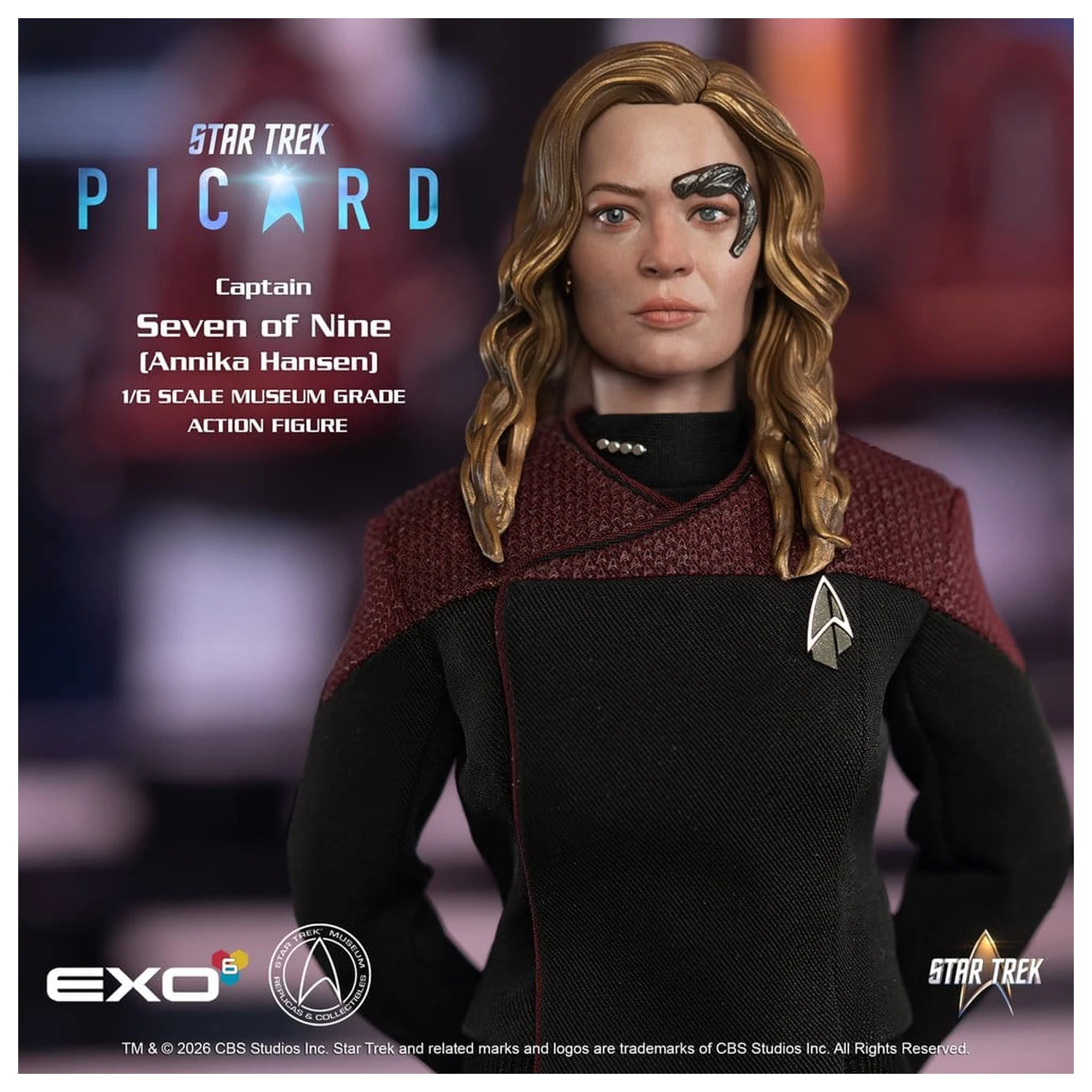 Star Trek: Picard akční figurka 1/6 Captain Seven of Nine 29 cm fotografii produktu