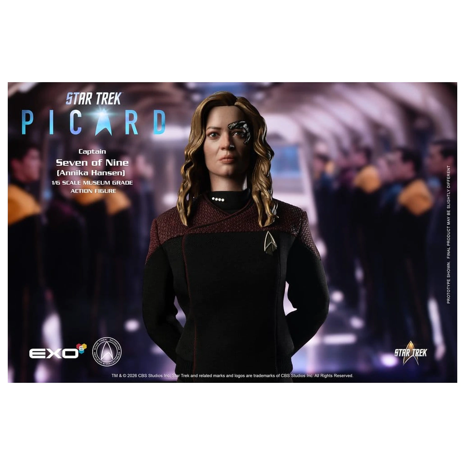Star Trek: Picard akční figurka 1/6 Captain Seven of Nine 29 cm fotografii produktu