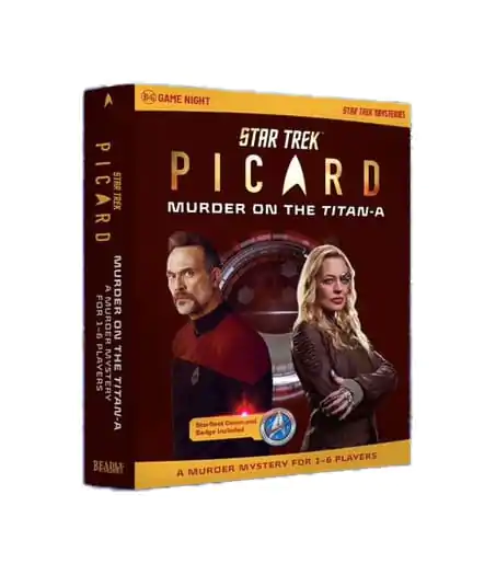 Star Trek Picard detektivní hra s vraždou Murder on the Titan-A anglická verze fotografii produktu