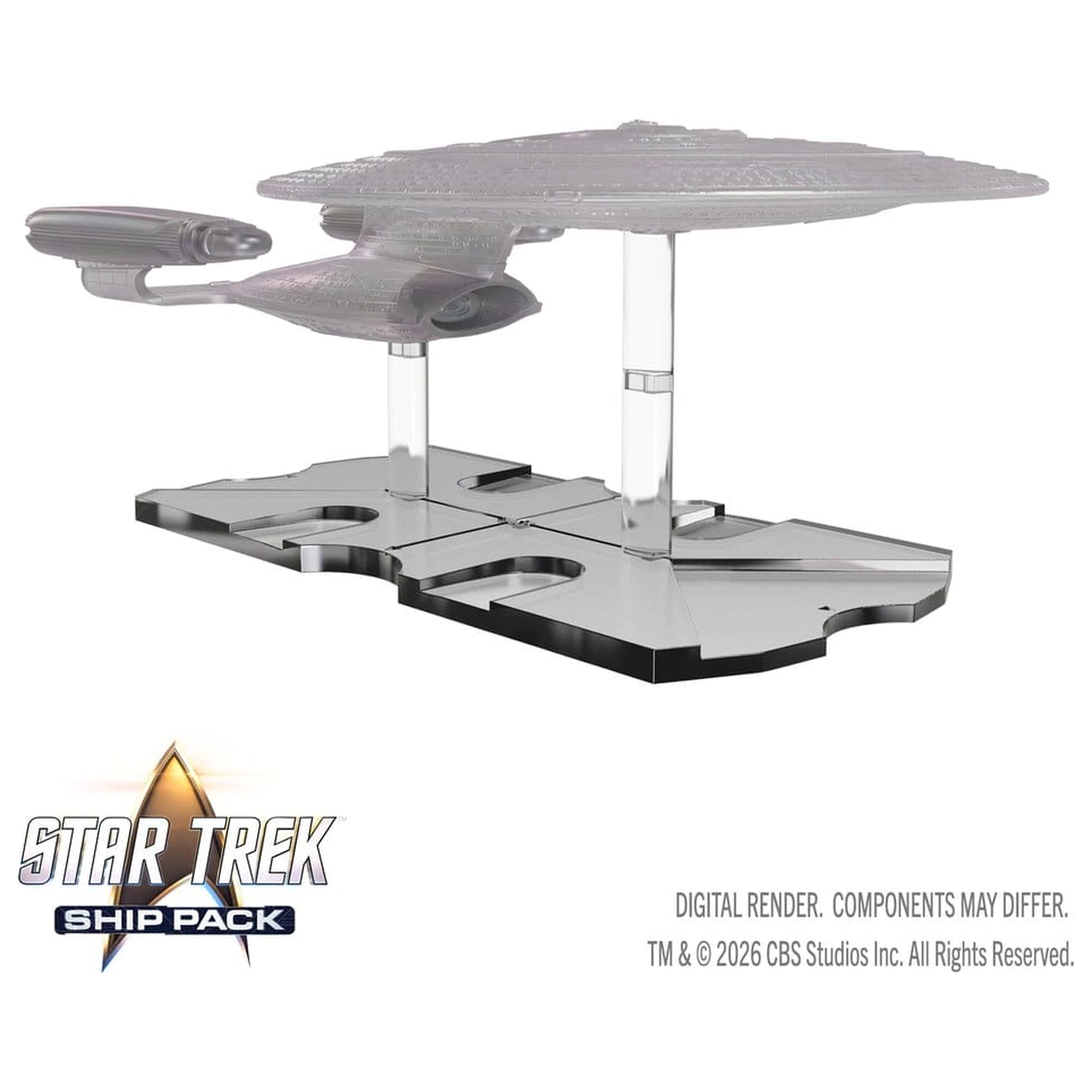Star Trek Ship Pack Boxed prepainted Miniatury U.S.S. Enterprise - 60th Anniversary Edition 22 cm fotografii produktu