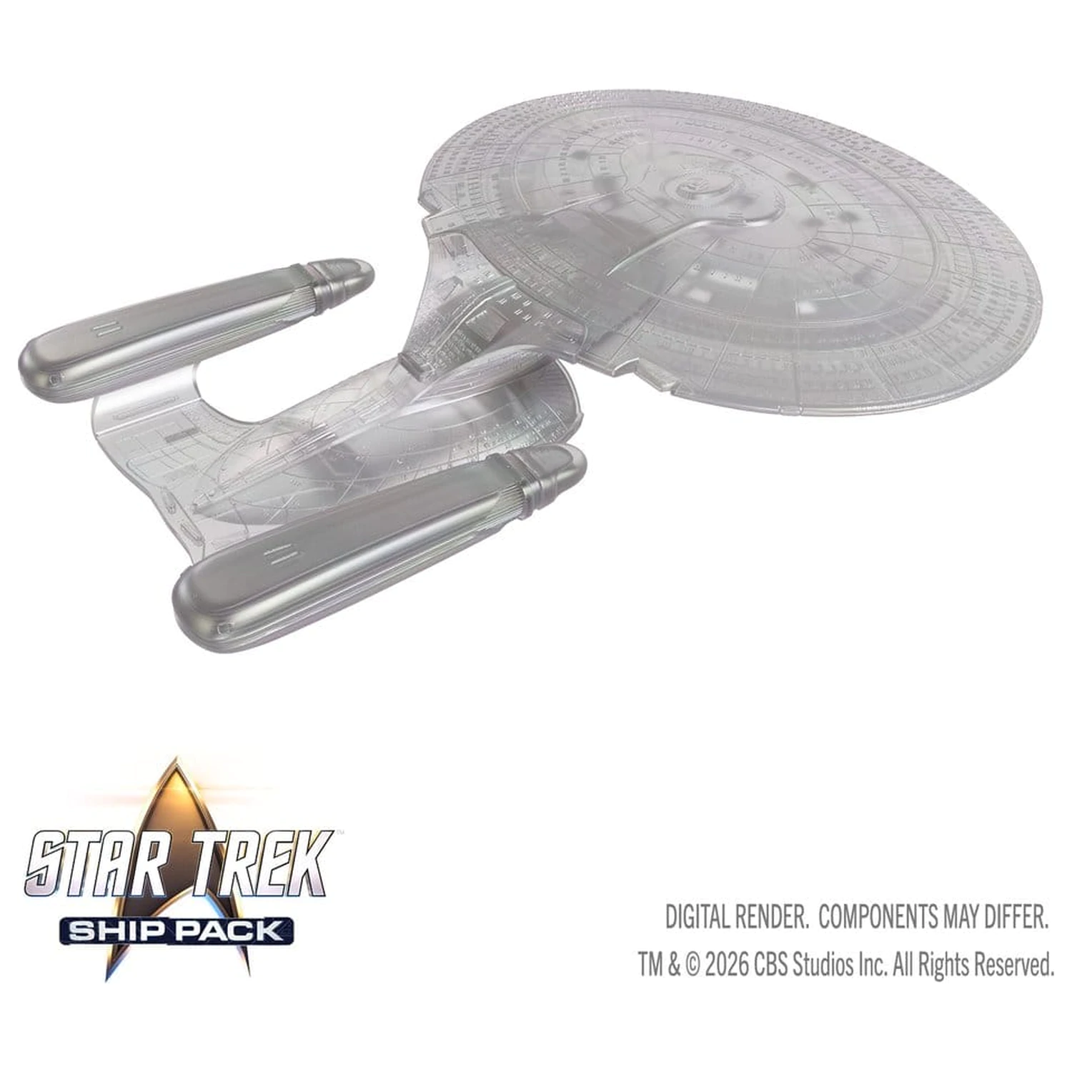 Star Trek Ship Pack Boxed prepainted Miniatury U.S.S. Enterprise - 60th Anniversary Edition 22 cm fotografii produktu