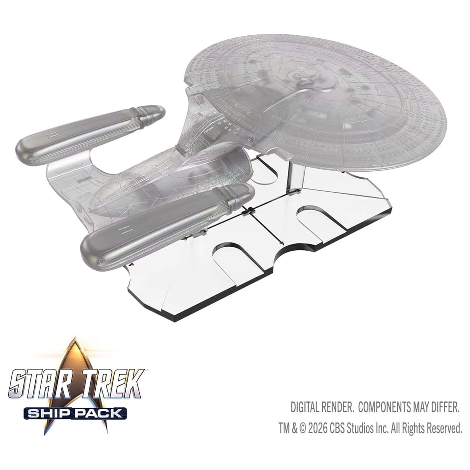 Star Trek Ship Pack Boxed prepainted Miniatury U.S.S. Enterprise - 60th Anniversary Edition 22 cm fotografii produktu