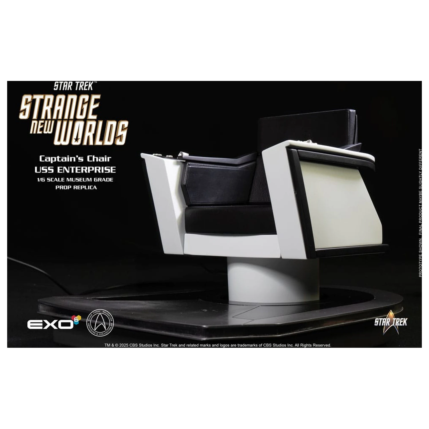 Star Trek: Strange New Worlds 1/6 USS Enterprise velitelské křeslo 19 cm fotografii produktu