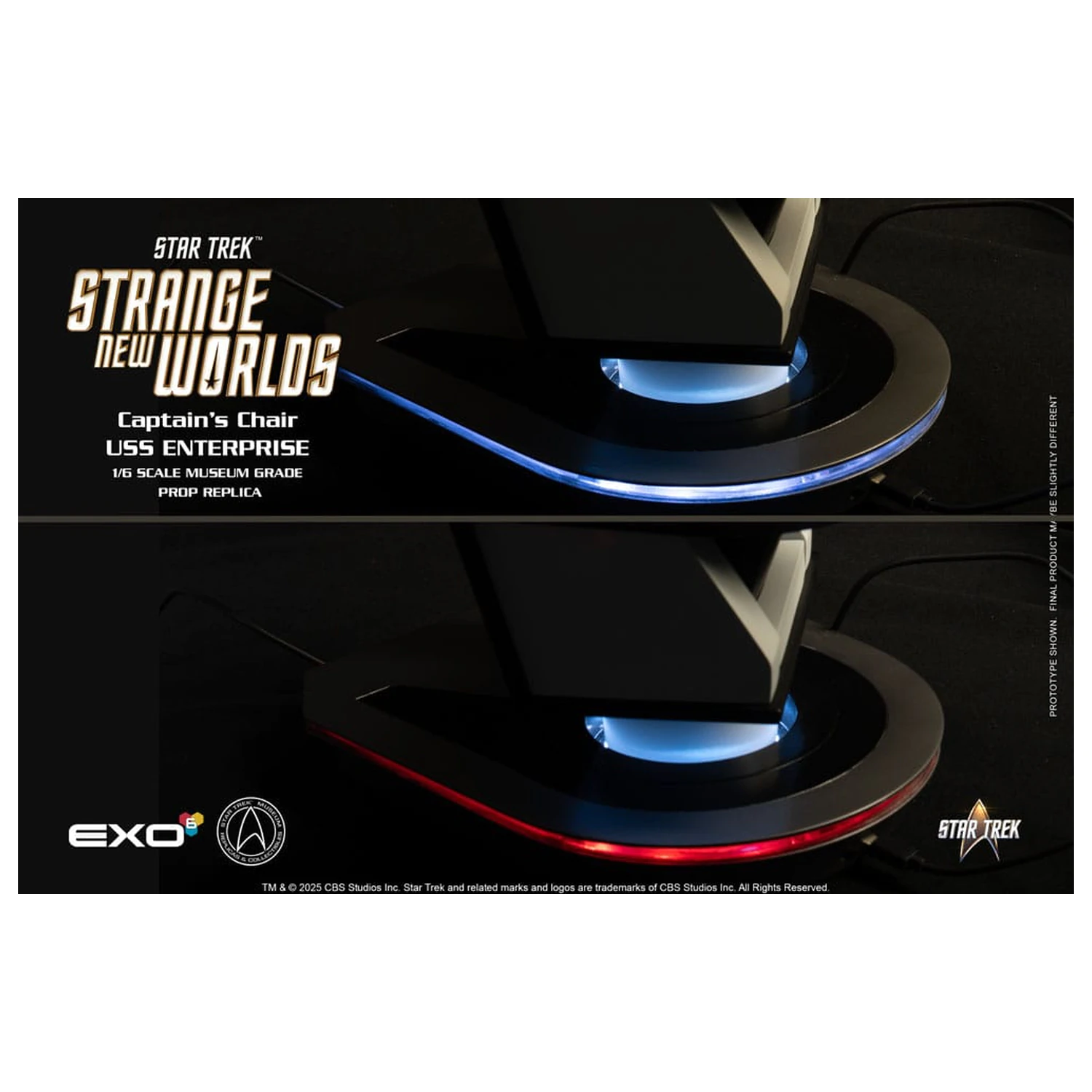 Star Trek: Strange New Worlds 1/6 USS Enterprise velitelské křeslo 19 cm fotografii produktu