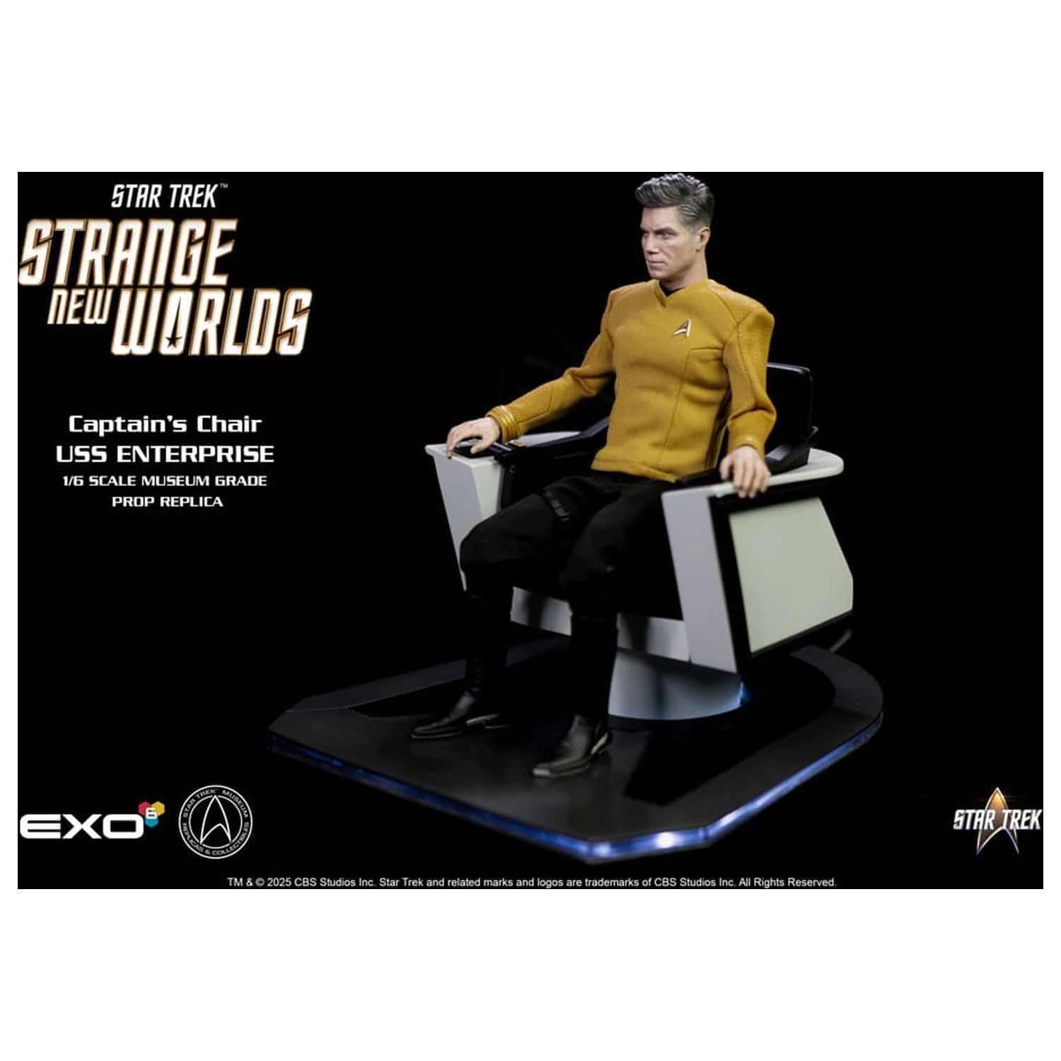 Star Trek: Strange New Worlds 1/6 USS Enterprise velitelské křeslo 19 cm fotografii produktu