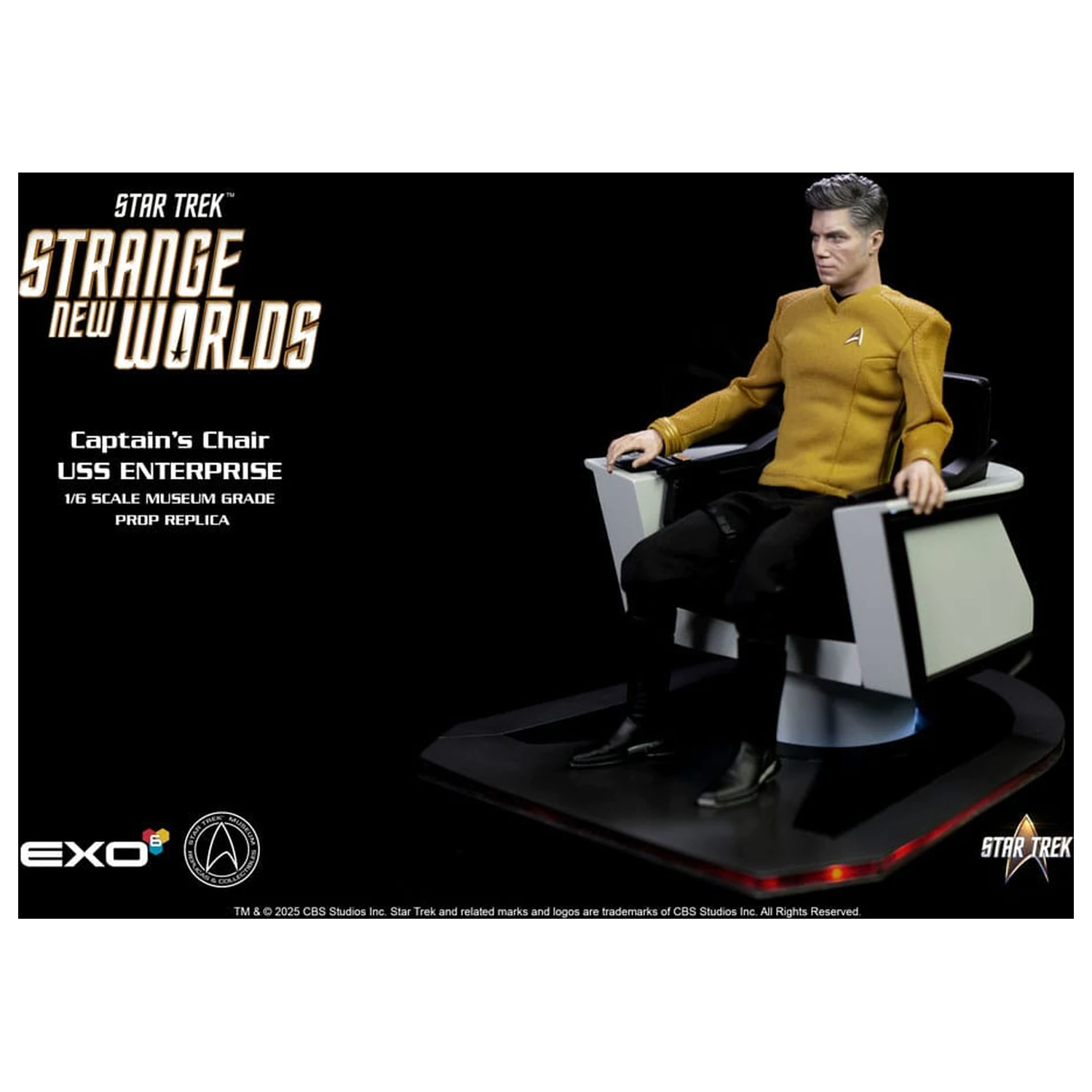 Star Trek: Strange New Worlds 1/6 USS Enterprise velitelské křeslo 19 cm fotografii produktu