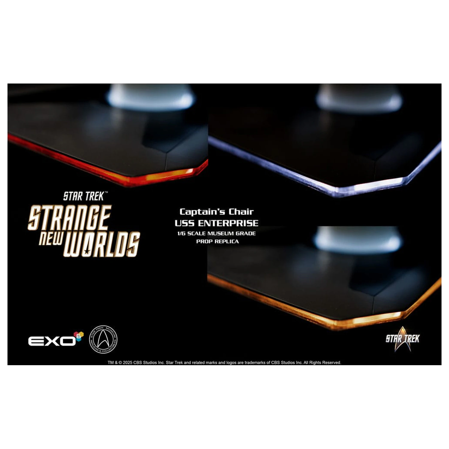 Star Trek: Strange New Worlds 1/6 USS Enterprise velitelské křeslo 19 cm fotografii produktu