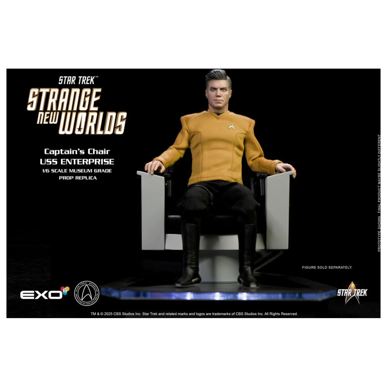Star Trek: Strange New Worlds 1/6 USS Enterprise velitelské křeslo 19 cm fotografii produktu