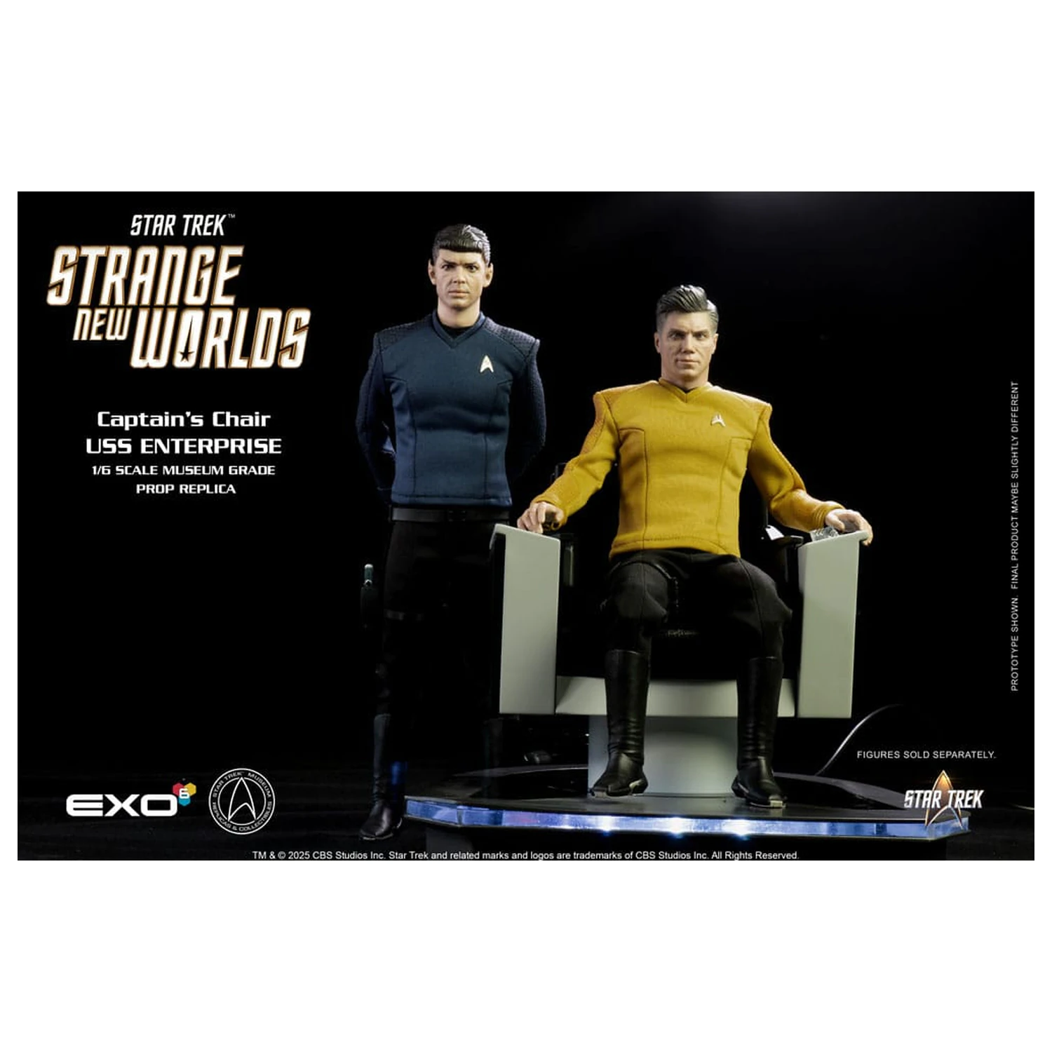 Star Trek: Strange New Worlds 1/6 USS Enterprise velitelské křeslo 19 cm fotografii produktu