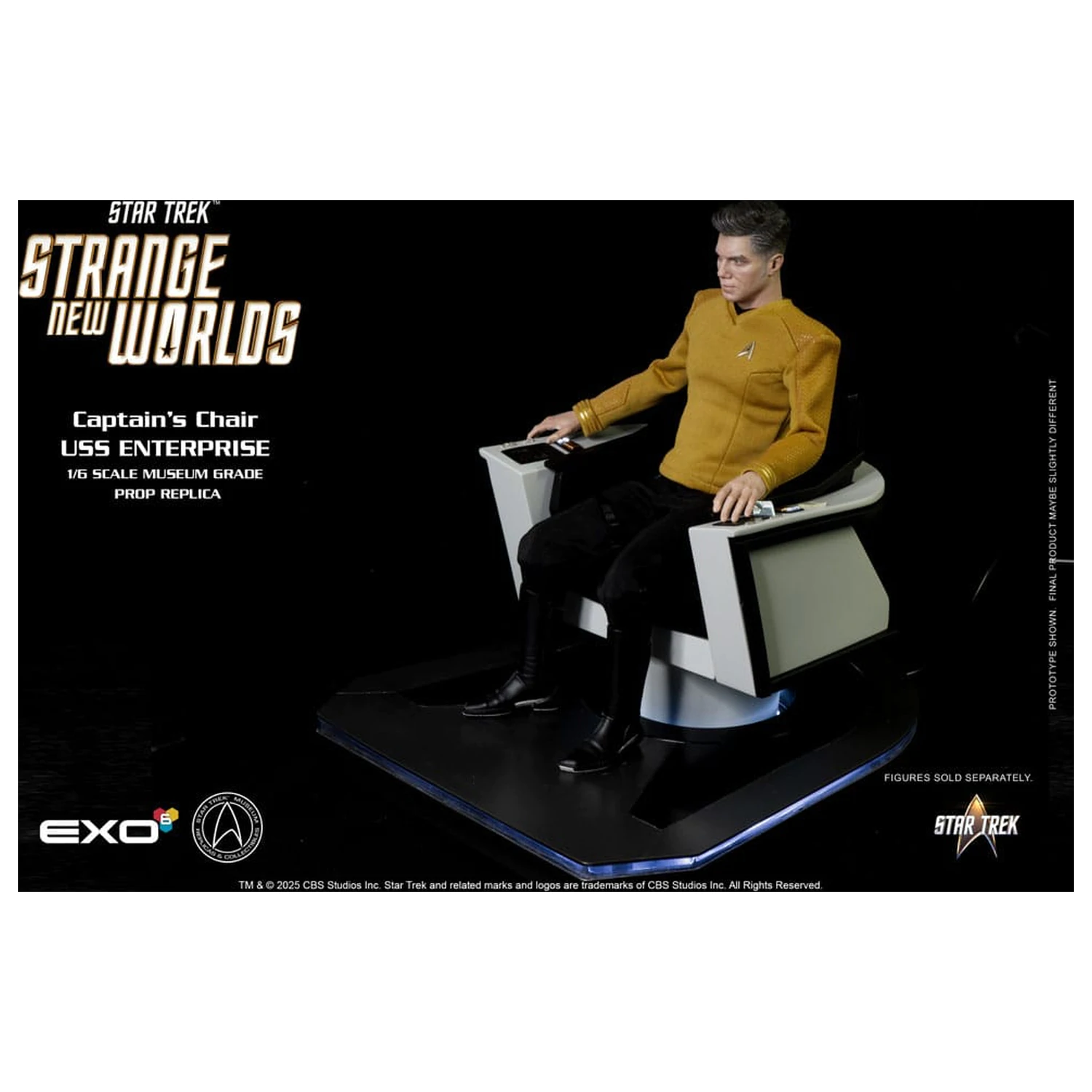 Star Trek: Strange New Worlds 1/6 USS Enterprise velitelské křeslo 19 cm fotografii produktu