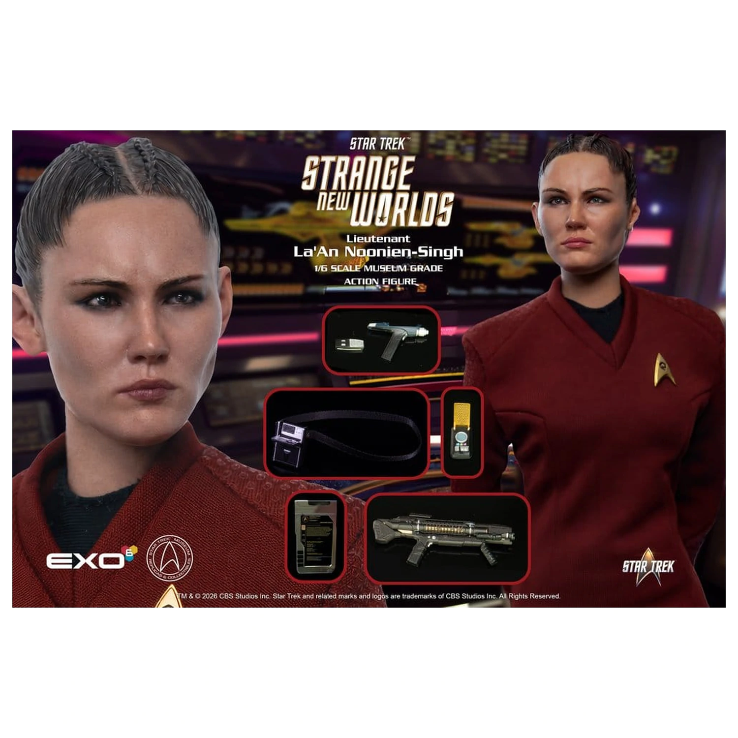 Star Trek: Strange New Worlds Akční figurka 1/6 Lt. La'An Noonien-Singh 28 cm fotografii produktu