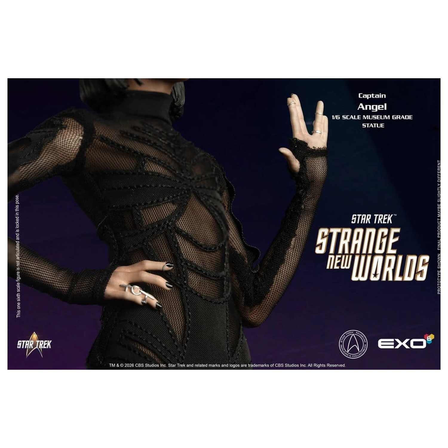 Star Trek: Strange New Worlds Mixed Media figurka 1/6 Captain Angel 28 cm fotografii produktu