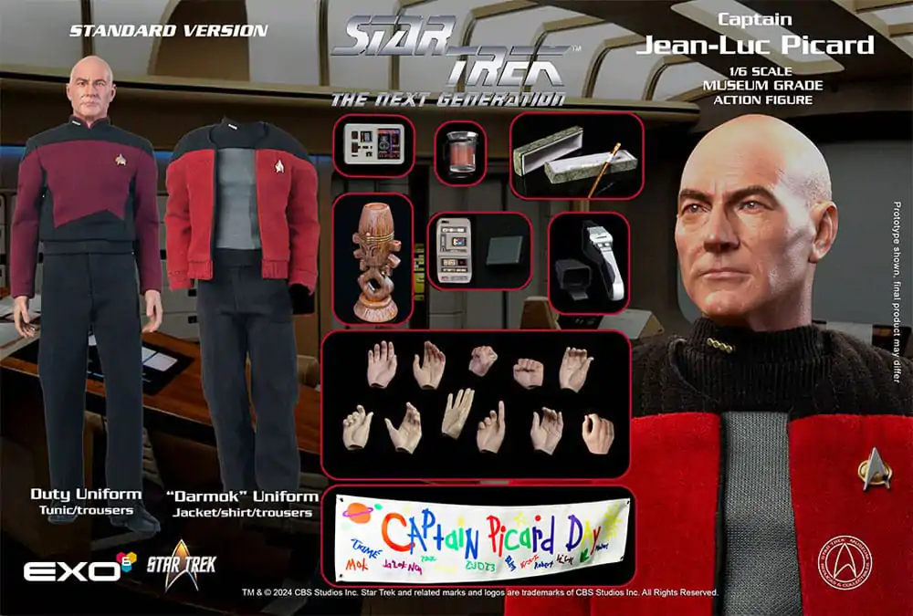 Star Trek: The Next Generation Akční figurka 1/6 Captain Jean-Luc Picard 30 cm fotografii produktu
