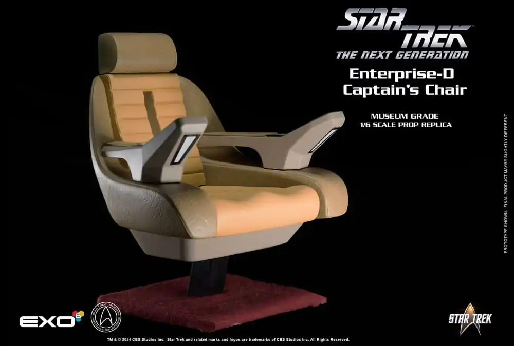 Star Trek: The Next Generation 1/6 Křeslo kapitána Enterprise-D 19 cm fotografii produktu