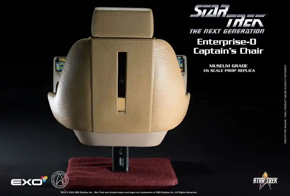 Star Trek: The Next Generation 1/6 Křeslo kapitána Enterprise-D 19 cm fotografii produktu