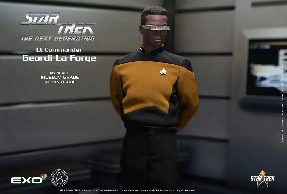 Star Trek: The Next Generation akční figurka 1/6 Lt. Commander Geordi La Forge (Essentials Version) 28 cm fotografii produktu