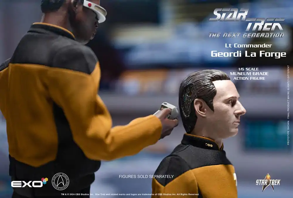 Star Trek: The Next Generation akční figurka 1/6 Lt. Commander Geordi La Forge (Essentials Version) 28 cm fotografii produktu