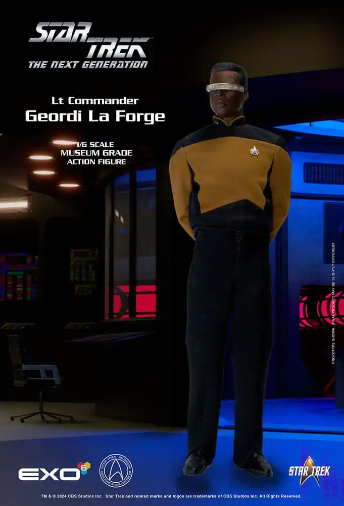 Star Trek: The Next Generation akční figurka 1/6 Lt. Commander Geordi La Forge (Essentials Version) 28 cm fotografii produktu