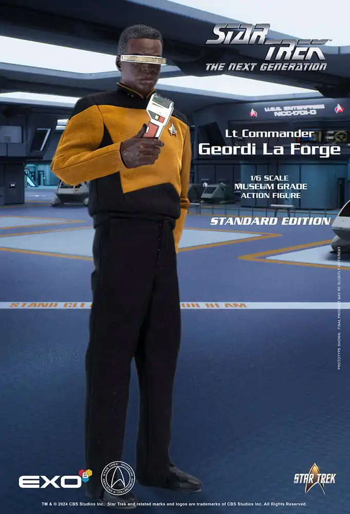 Star Trek: The Next Generation akční figurka 1/6 Lt. Commander Geordi La Forge (Standard Version) 28 cm fotografii produktu