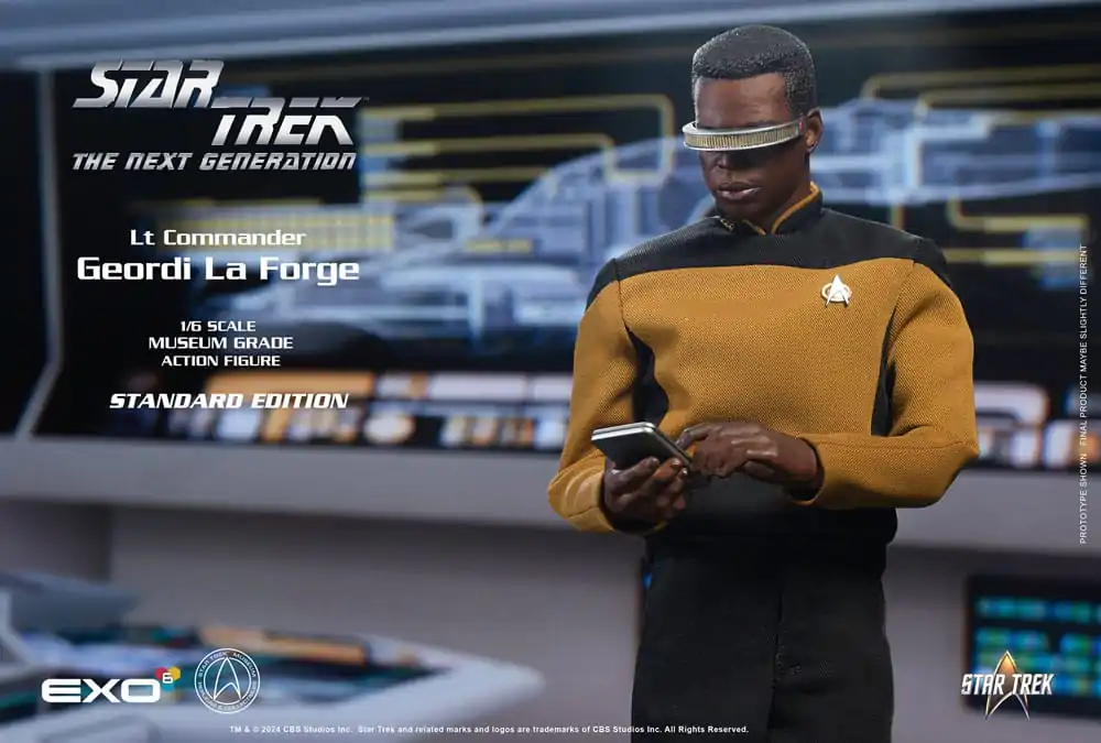 Star Trek: The Next Generation akční figurka 1/6 Lt. Commander Geordi La Forge (Standard Version) 28 cm fotografii produktu
