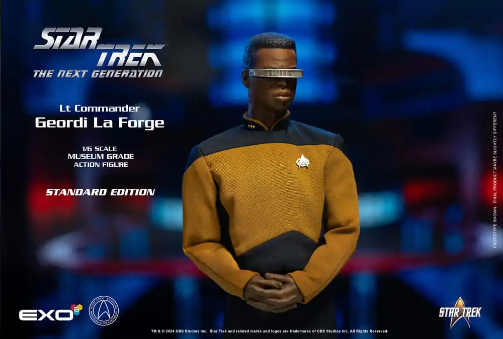 Star Trek: The Next Generation akční figurka 1/6 Lt. Commander Geordi La Forge (Standard Version) 28 cm fotografii produktu