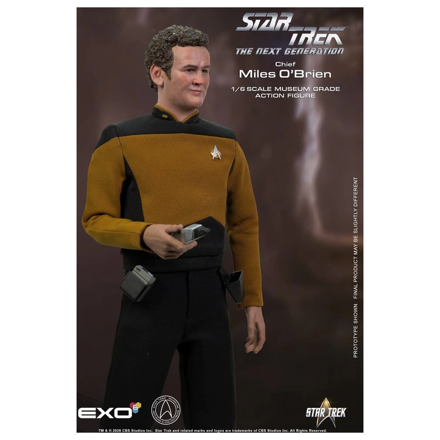 Star Trek: The Next Generation Akční figurka 1/6 Chief Miles O'Brien Essential Version 30 cm fotografii produktu