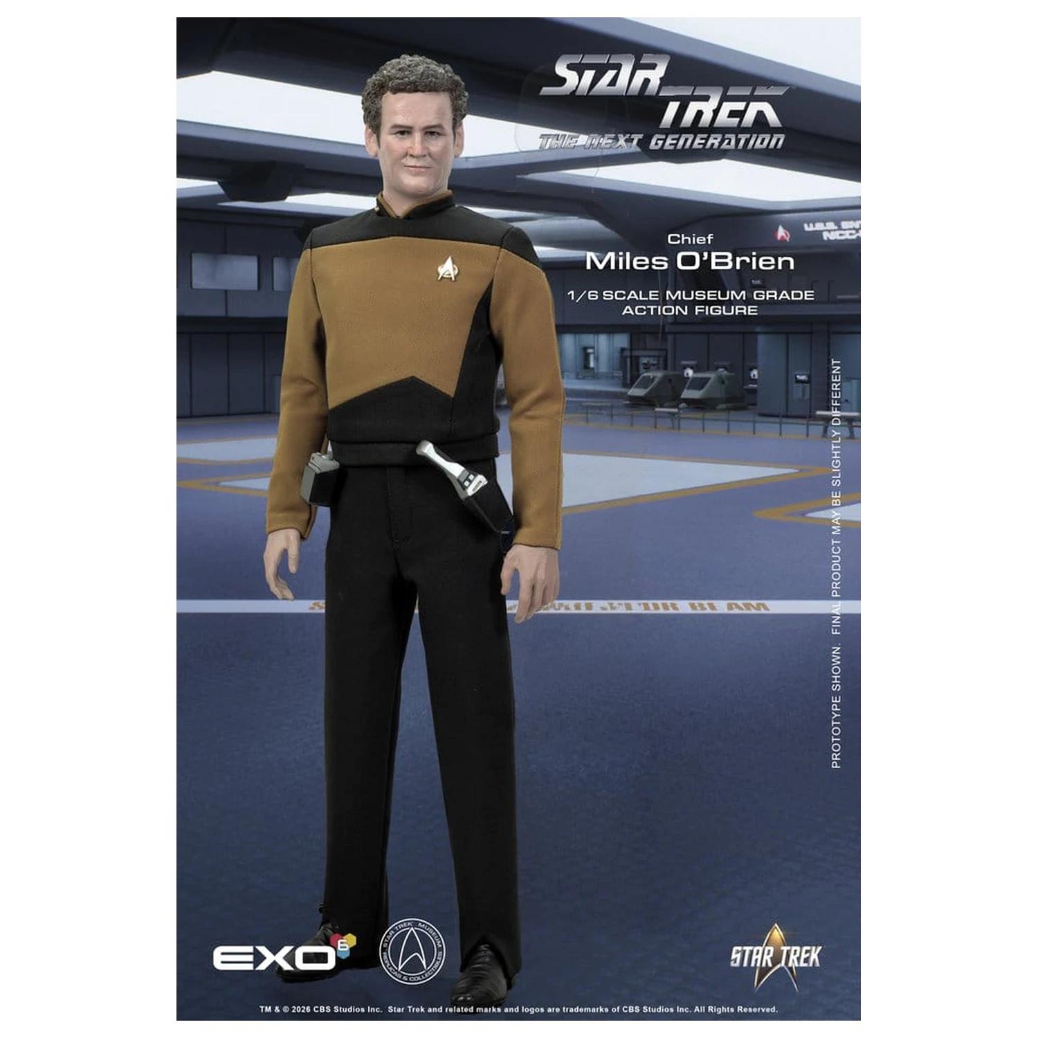 Star Trek: The Next Generation Akční figurka 1/6 Chief Miles O'Brien s Transporter Console 30 cm fotografii produktu