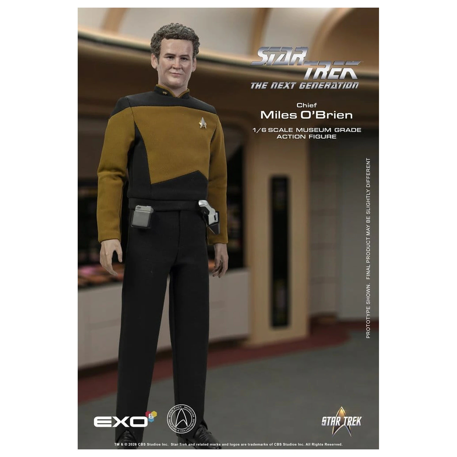 Star Trek: The Next Generation Akční figurka 1/6 Chief Miles O'Brien s Transporter Console 30 cm fotografii produktu