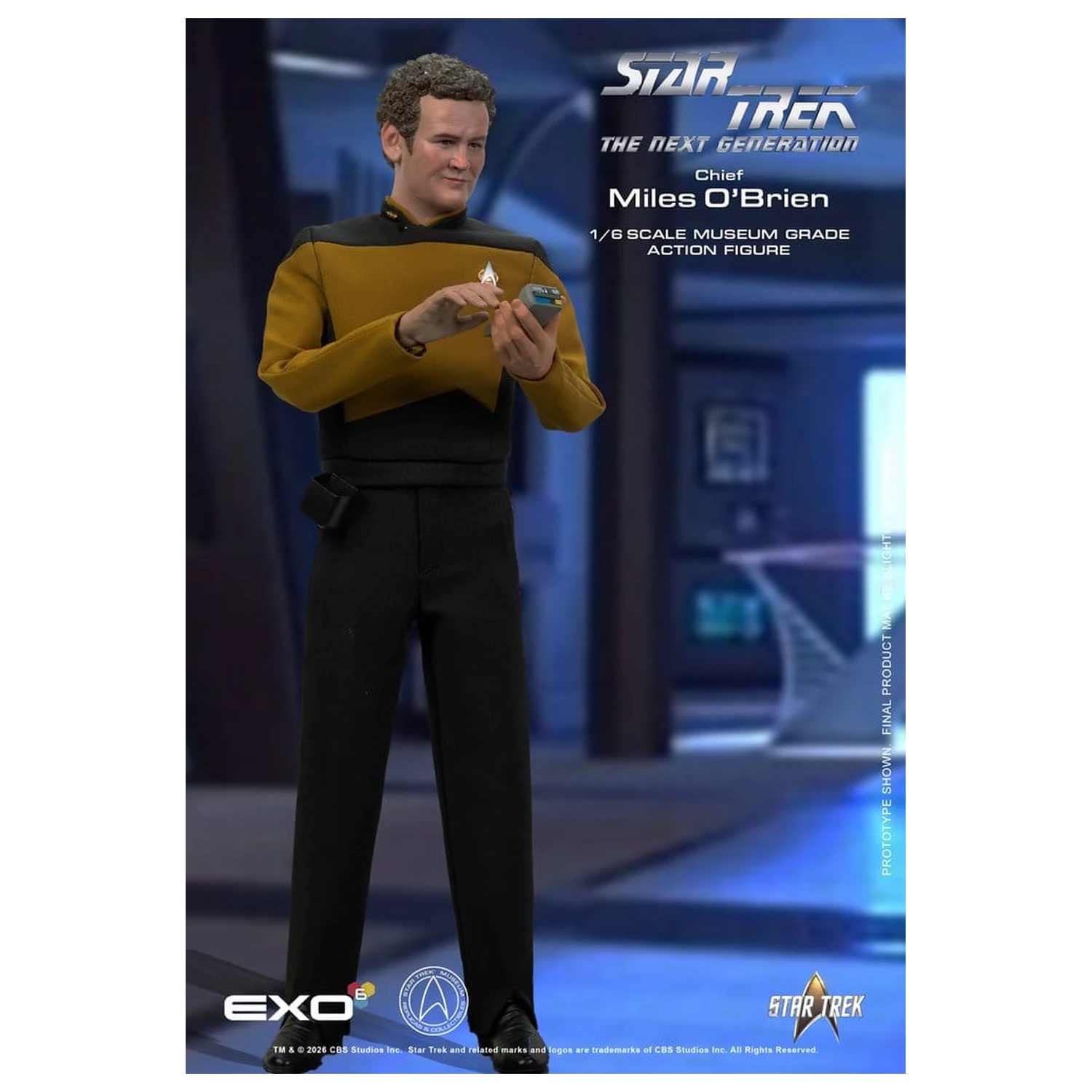 Star Trek: The Next Generation Akční figurka 1/6 Chief Miles O'Brien s Transporter Console 30 cm fotografii produktu