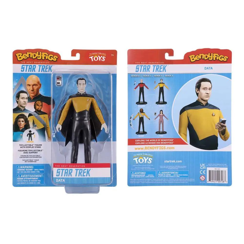 Star Trek: The Next Generation Bendyfigs Ohebná figurka Lt. Cmdr. Data 19 cm fotografii produktu