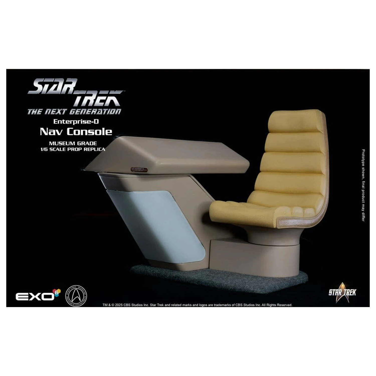 Star Trek: The Next Generation Replika 1/6 Enterprise-D Bridge CONN Konzole fotografii produktu
