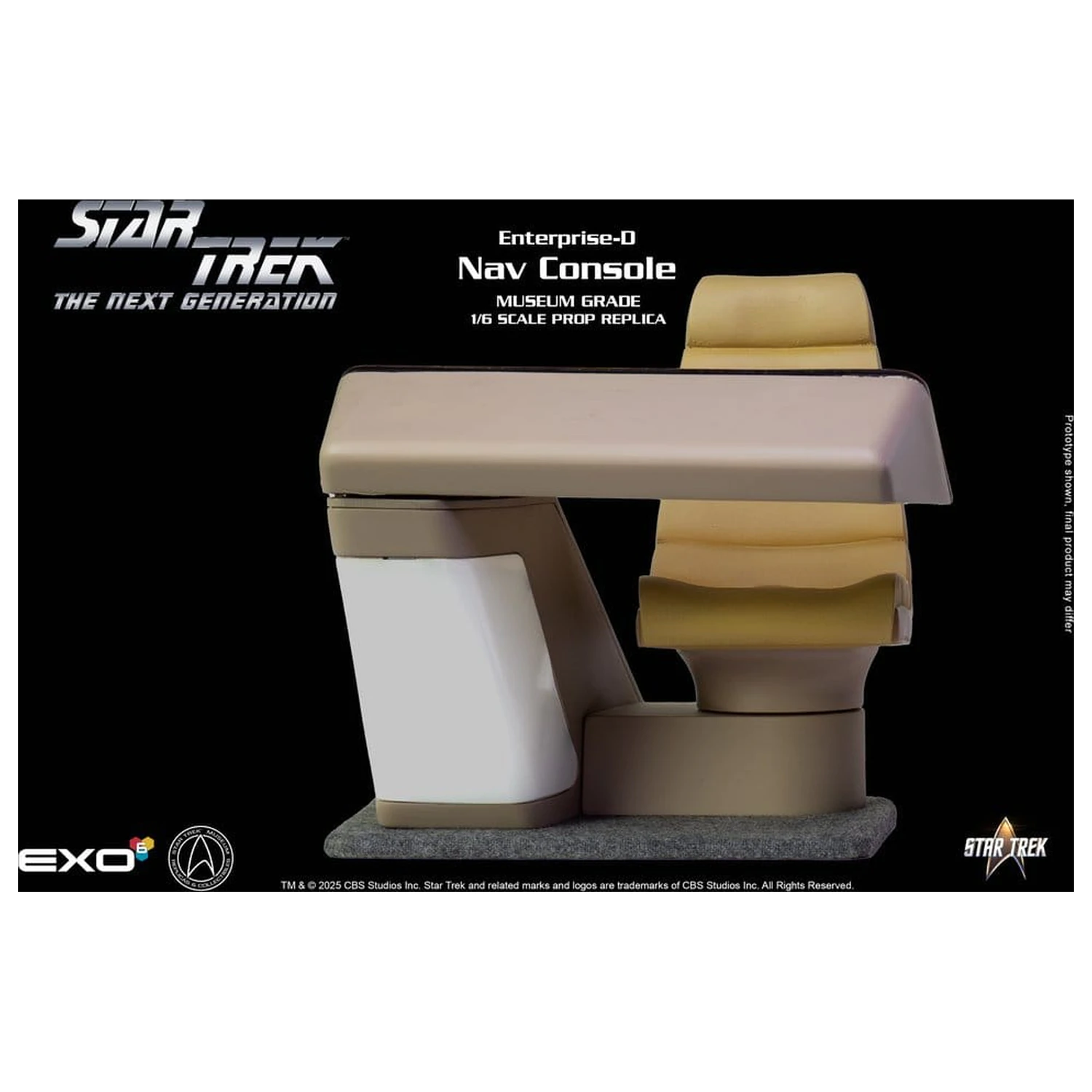 Star Trek: The Next Generation Replika 1/6 Enterprise-D Bridge CONN Konzole fotografii produktu