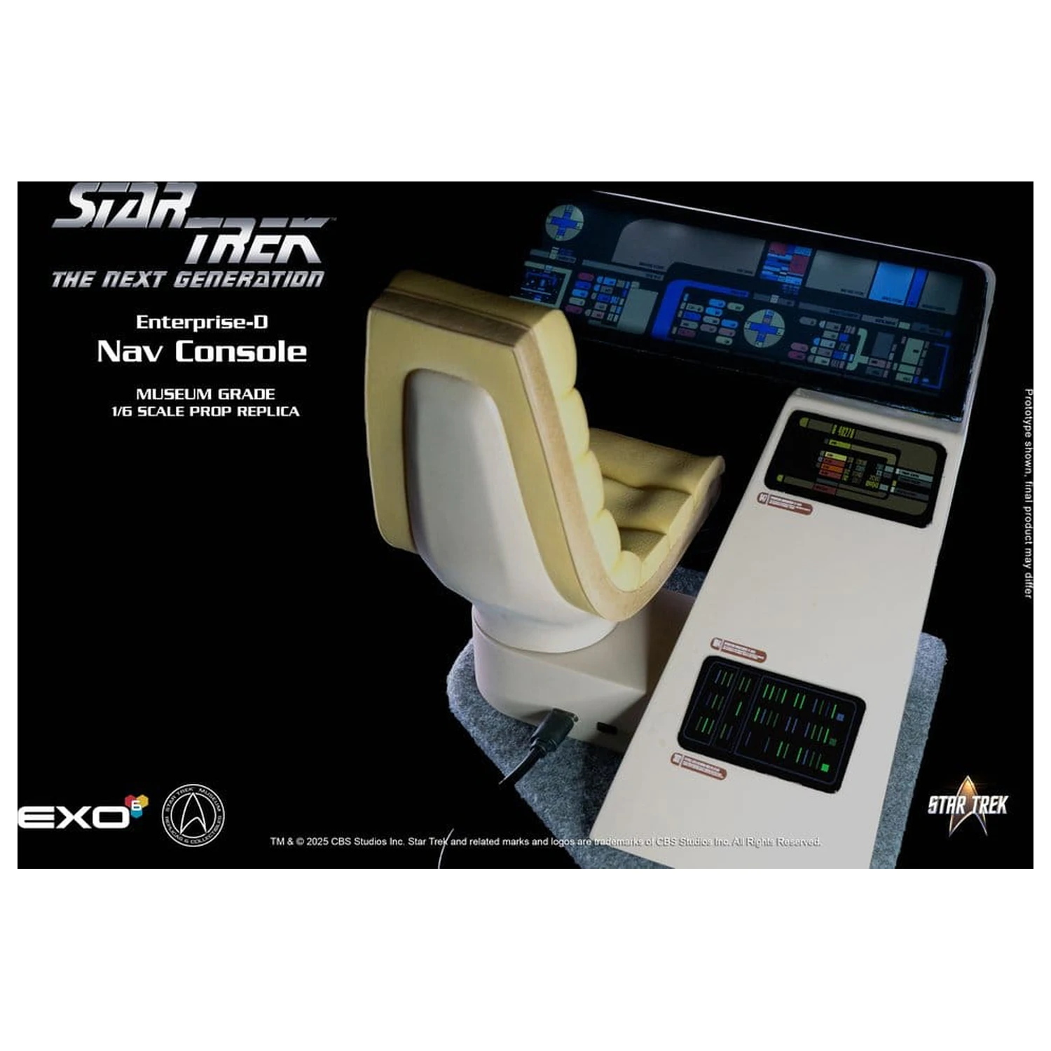 Star Trek: The Next Generation Replika 1/6 Enterprise-D Bridge CONN Konzole fotografii produktu