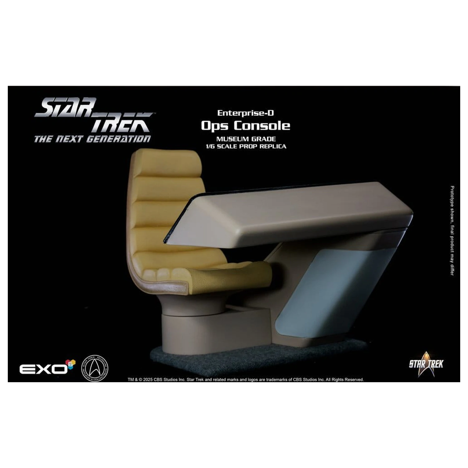 Star Trek: The Next Generation Replika 1/6 Enterprise-D můstek OPS konzole fotografii produktu