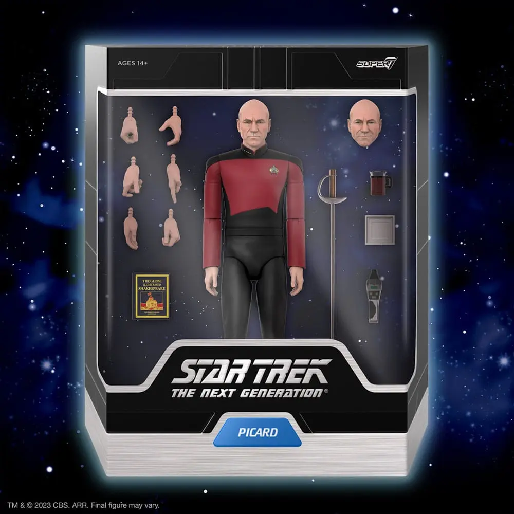 Star Trek: The Next Generation Ultimates akční figurka Kapitán Picard 18 cm fotografii produktu