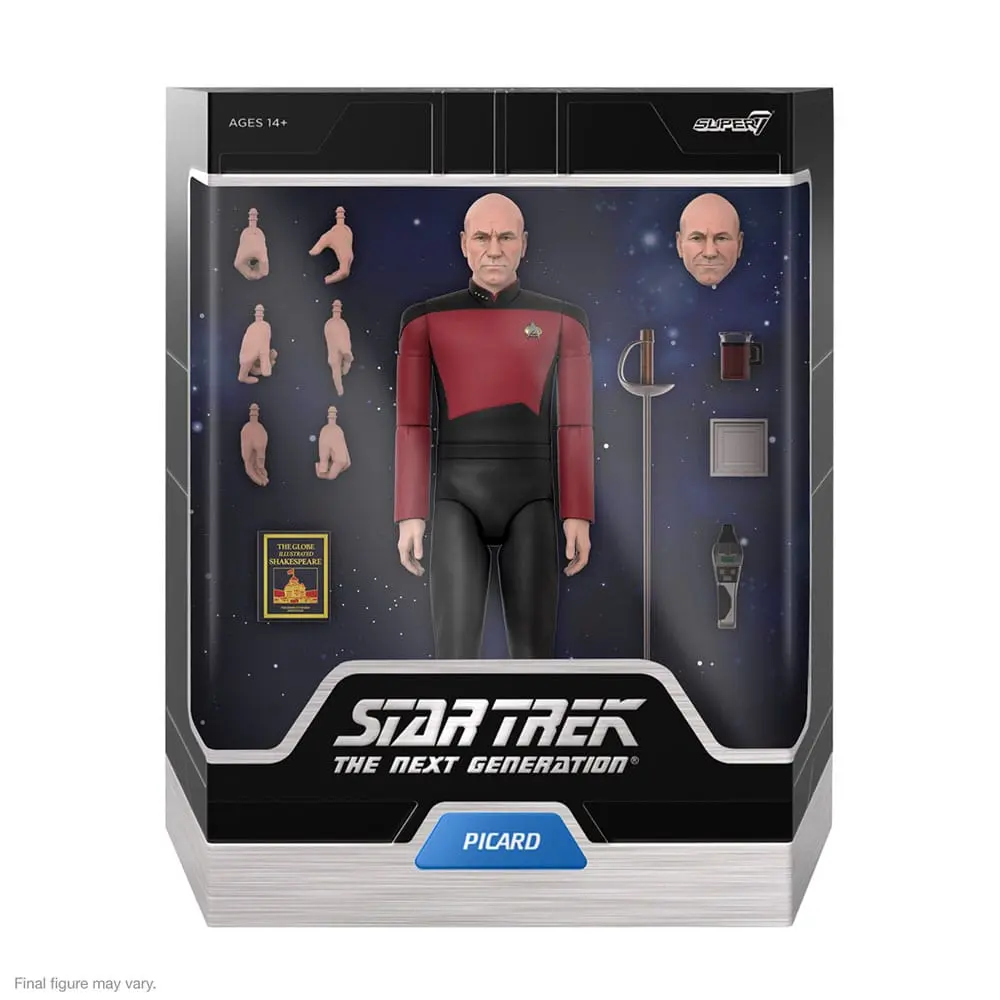 Star Trek: The Next Generation Ultimates akční figurka Kapitán Picard 18 cm fotografii produktu