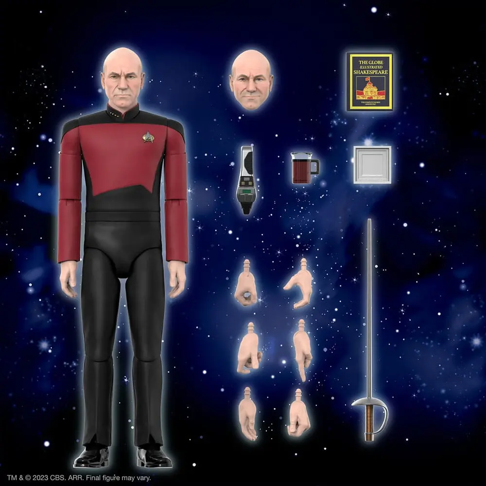 Star Trek: The Next Generation Ultimates akční figurka Kapitán Picard 18 cm fotografii produktu