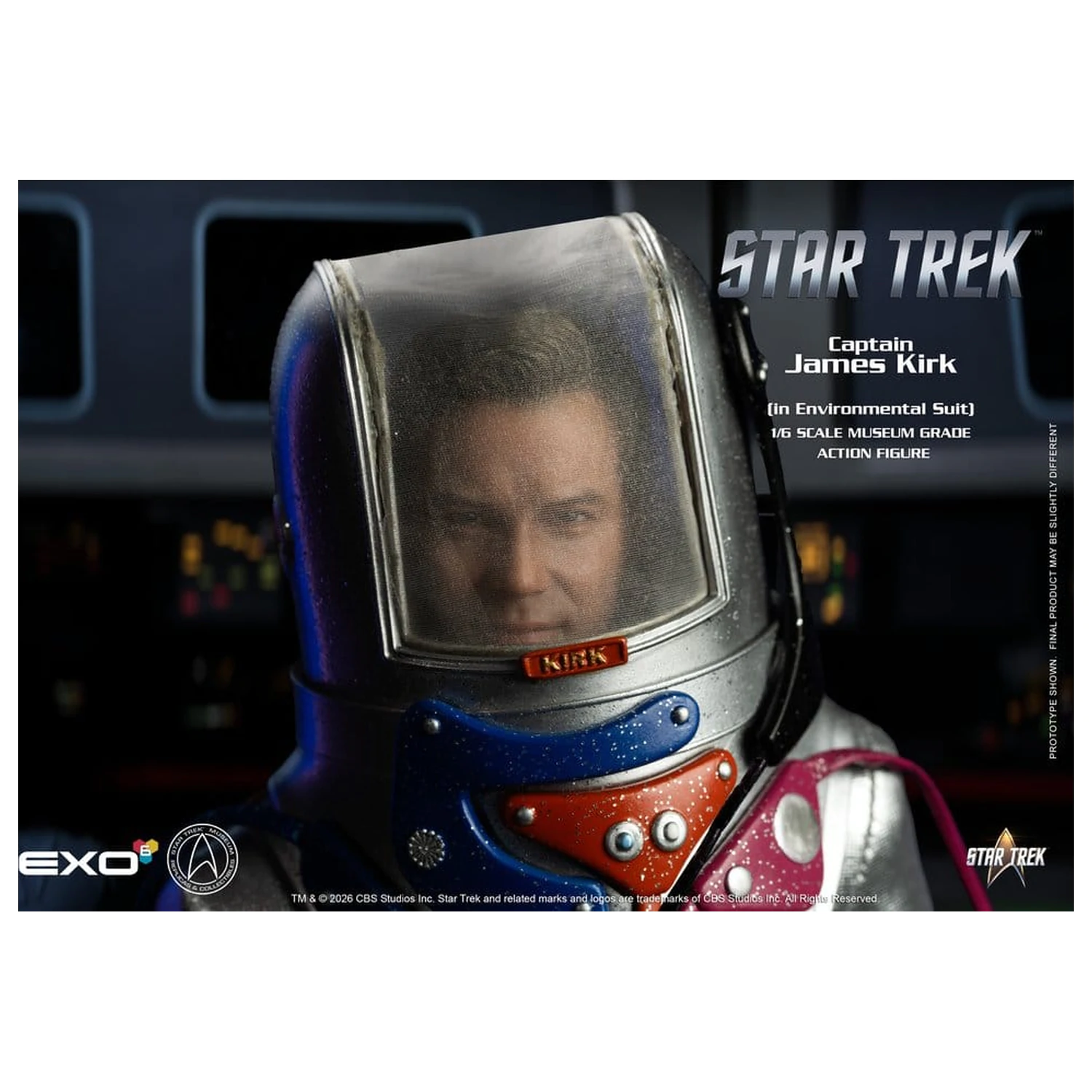 Star Trek: The Original Series akční figurka 1/6 Captain James T. Kirk (v environmentálním obleku) 29 cm fotografii produktu