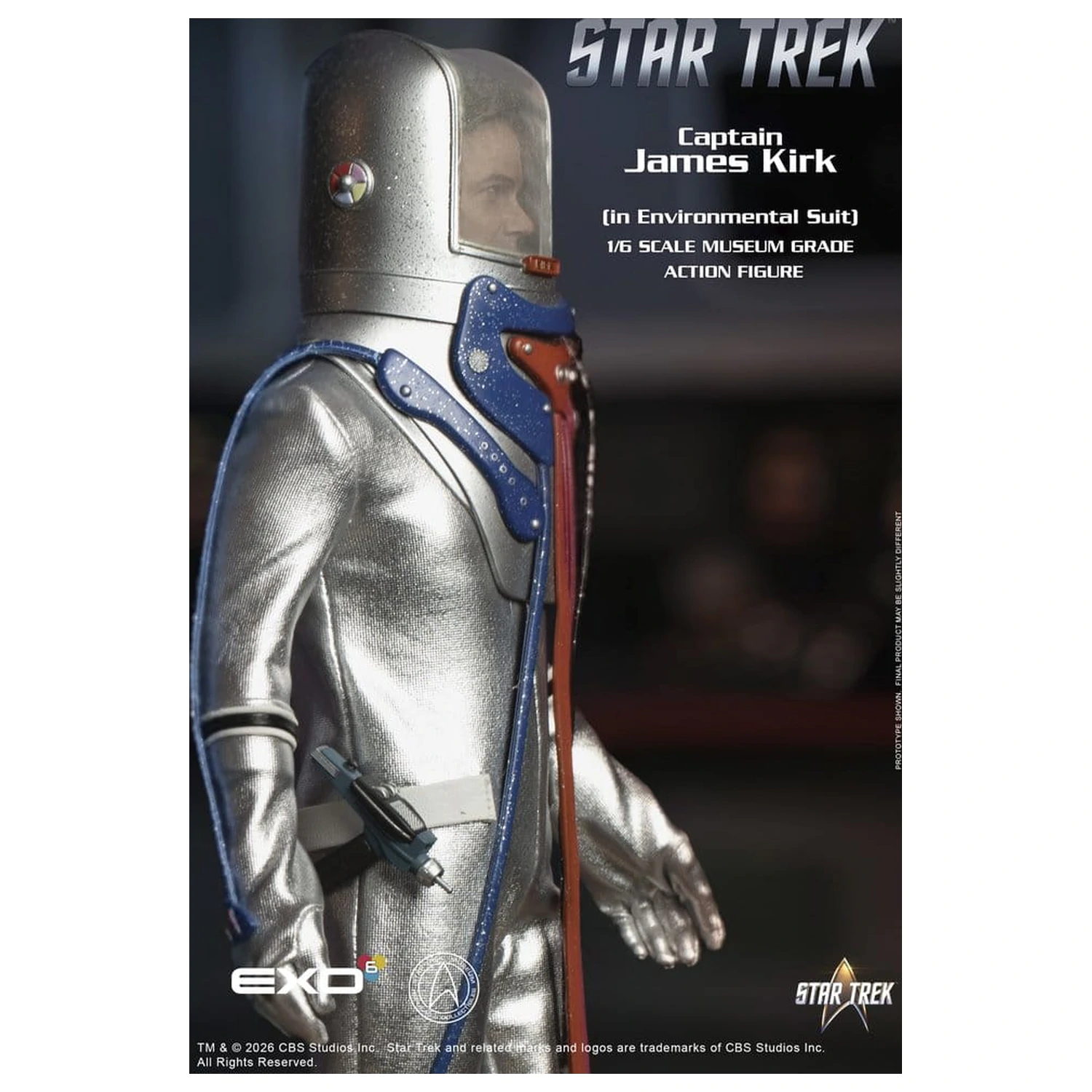 Star Trek: The Original Series akční figurka 1/6 Captain James T. Kirk (v environmentálním obleku) 29 cm fotografii produktu
