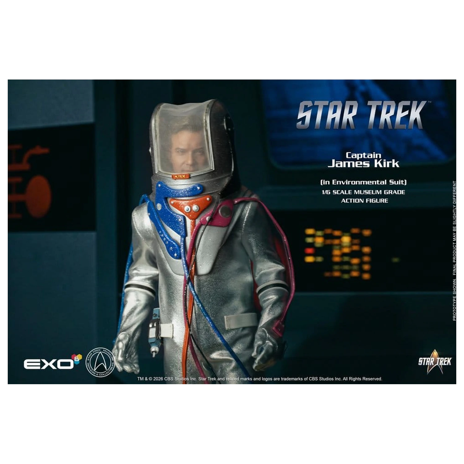 Star Trek: The Original Series akční figurka 1/6 Captain James T. Kirk (v environmentálním obleku) 29 cm fotografii produktu