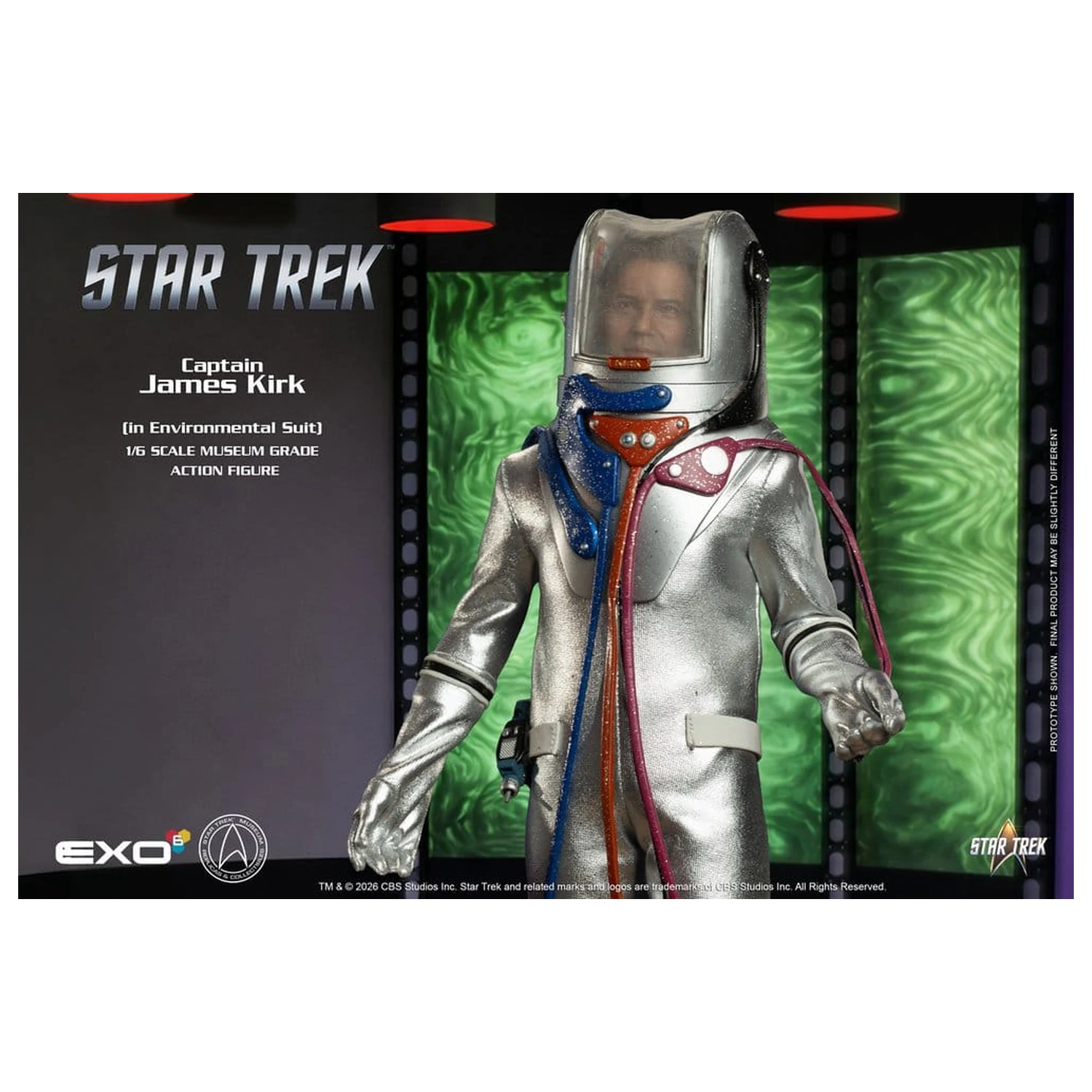 Star Trek: The Original Series akční figurka 1/6 Captain James T. Kirk (v environmentálním obleku) 29 cm fotografii produktu