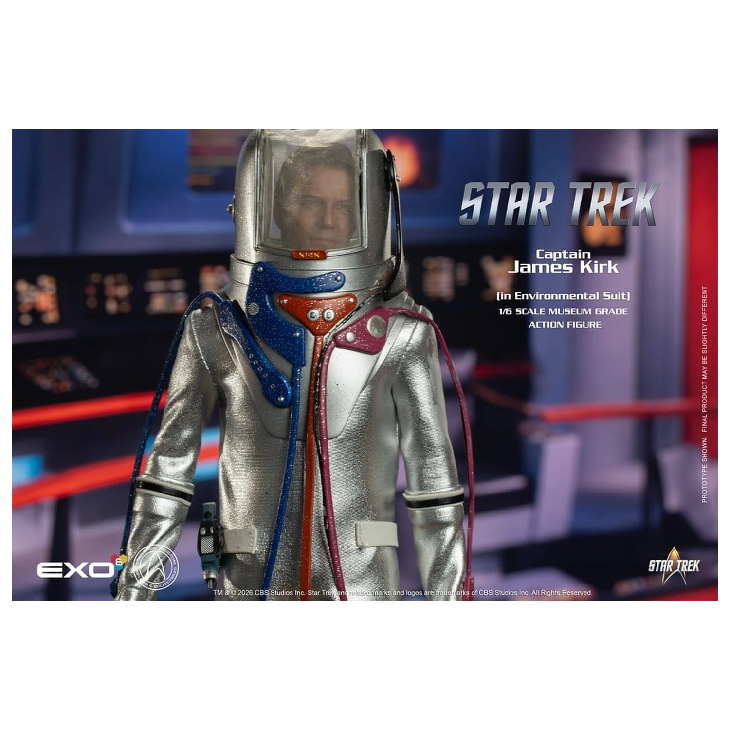 Star Trek: The Original Series akční figurka 1/6 Captain James T. Kirk (v environmentálním obleku) 29 cm fotografii produktu