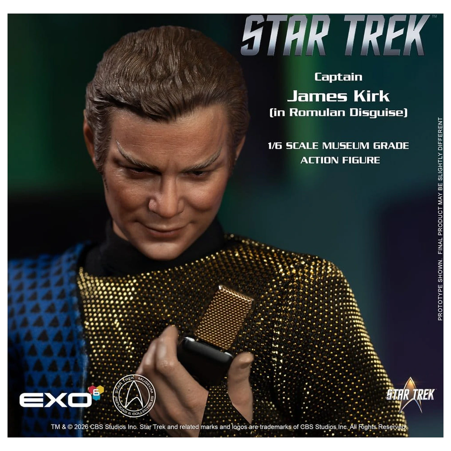 Star Trek: The Original Series Akční figurka 1/6 Captain James T. Kirk (Romulan Disguise) 29 cm fotografii produktu