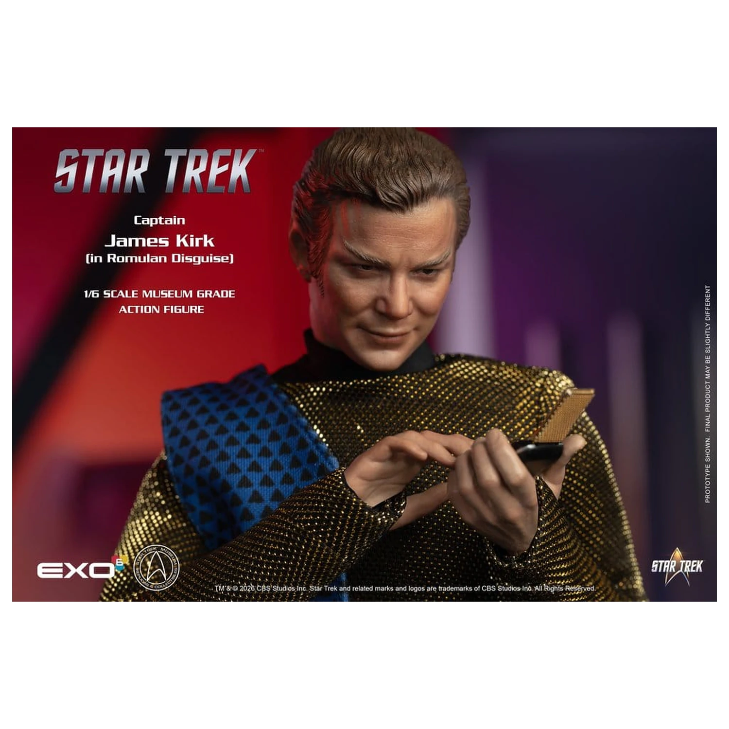 Star Trek: The Original Series Akční figurka 1/6 Captain James T. Kirk (Romulan Disguise) 29 cm fotografii produktu
