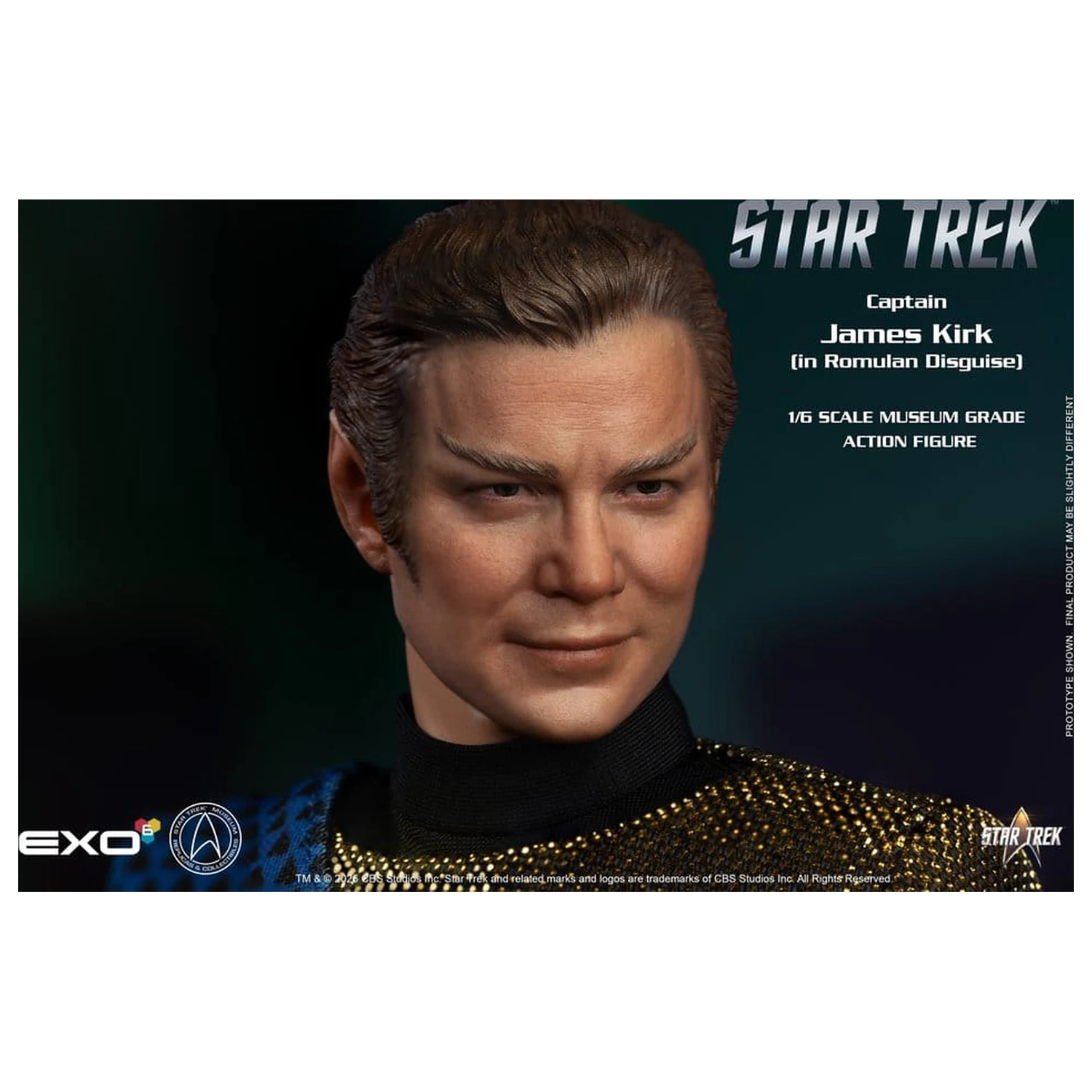 Star Trek: The Original Series Akční figurka 1/6 Captain James T. Kirk (Romulan Disguise) 29 cm fotografii produktu