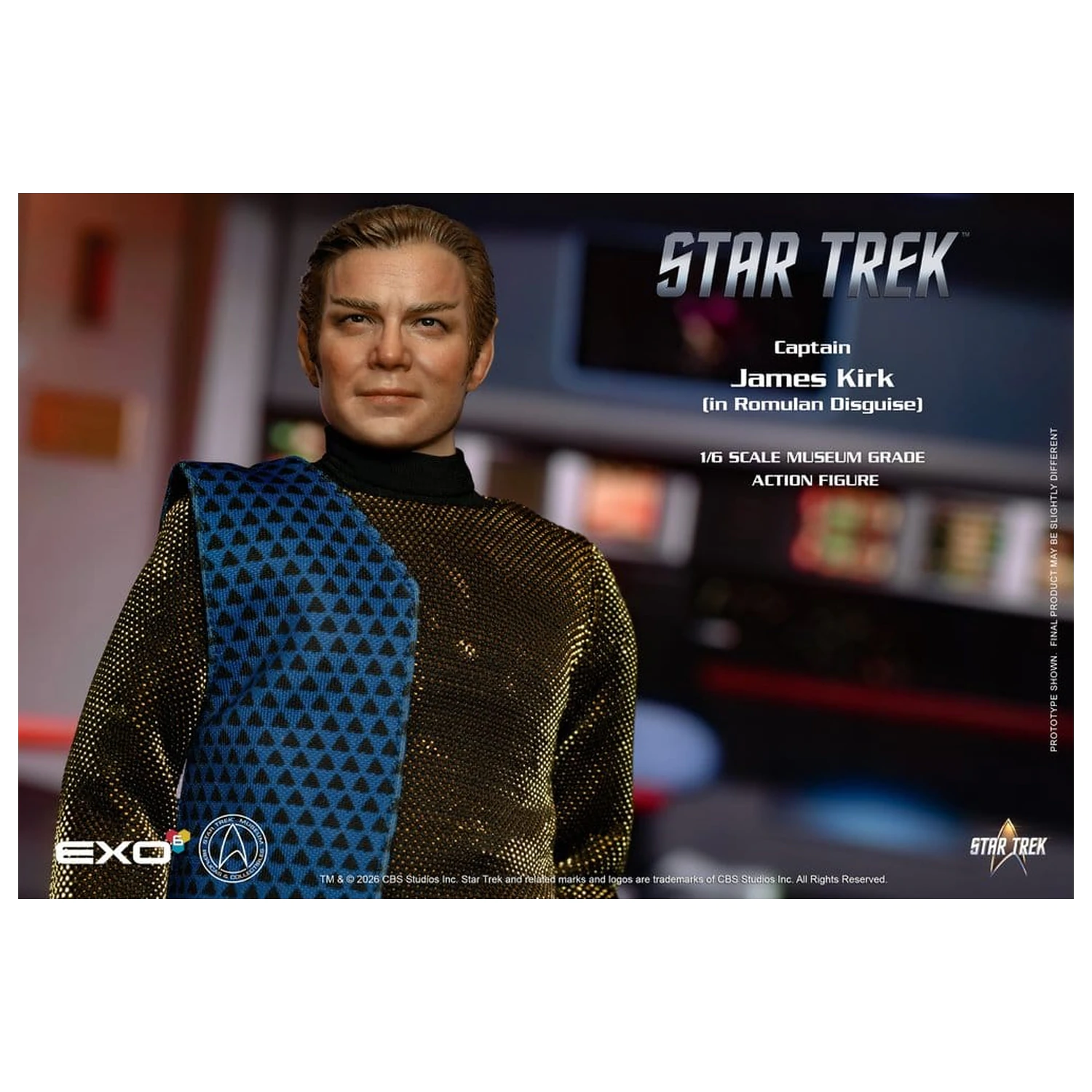 Star Trek: The Original Series Akční figurka 1/6 Captain James T. Kirk (Romulan Disguise) 29 cm fotografii produktu