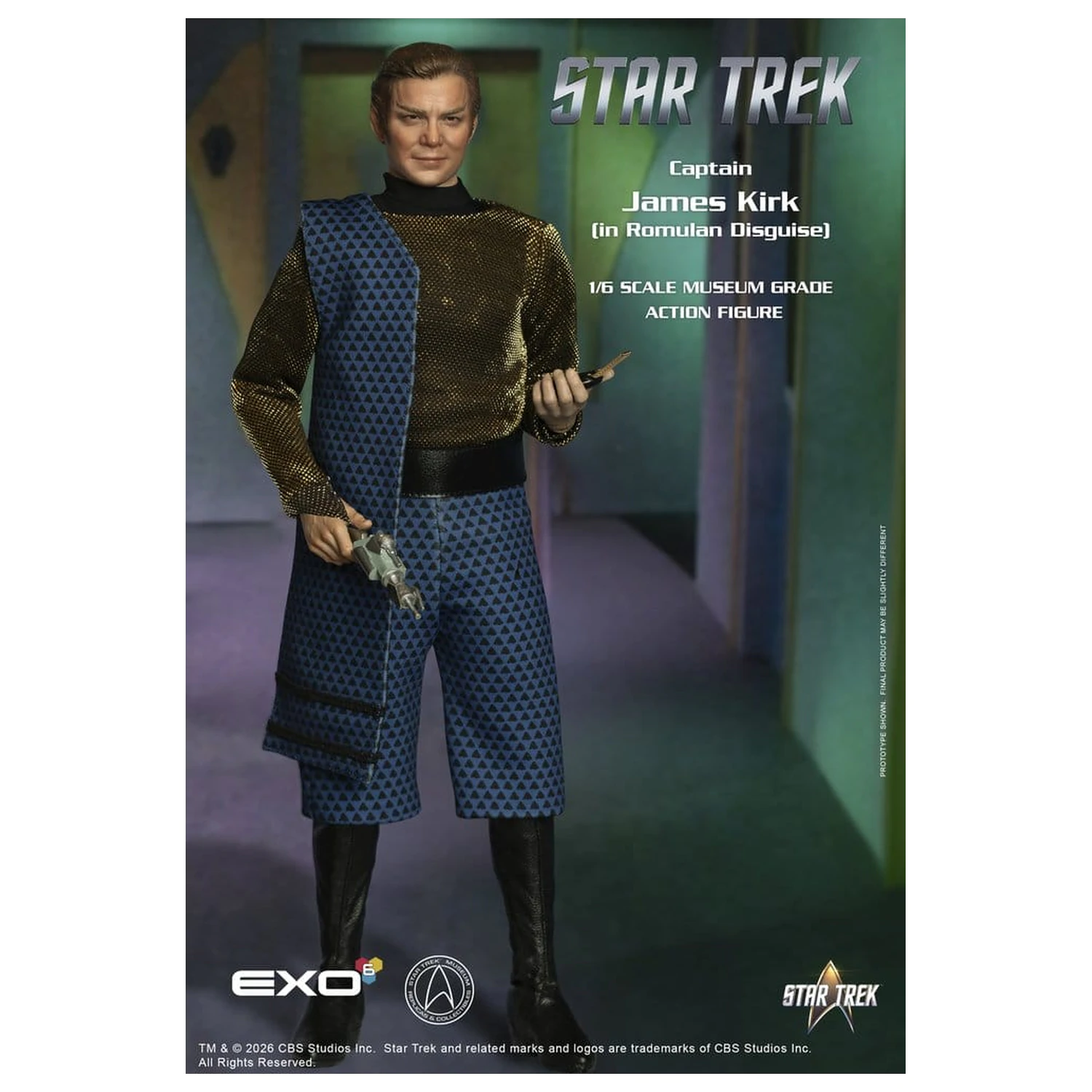 Star Trek: The Original Series Akční figurka 1/6 Captain James T. Kirk (Romulan Disguise) 29 cm fotografii produktu