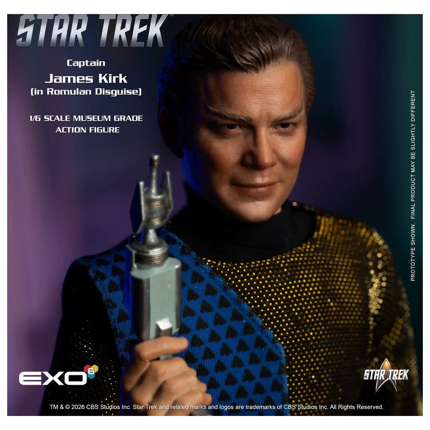 Star Trek: The Original Series Akční figurka 1/6 Captain James T. Kirk (Romulan Disguise) 29 cm fotografii produktu