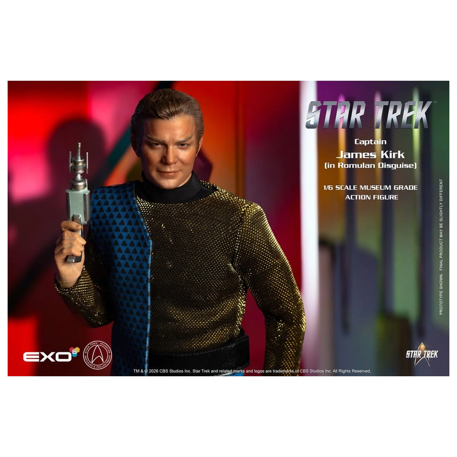 Star Trek: The Original Series Akční figurka 1/6 Captain James T. Kirk (Romulan Disguise) 29 cm fotografii produktu