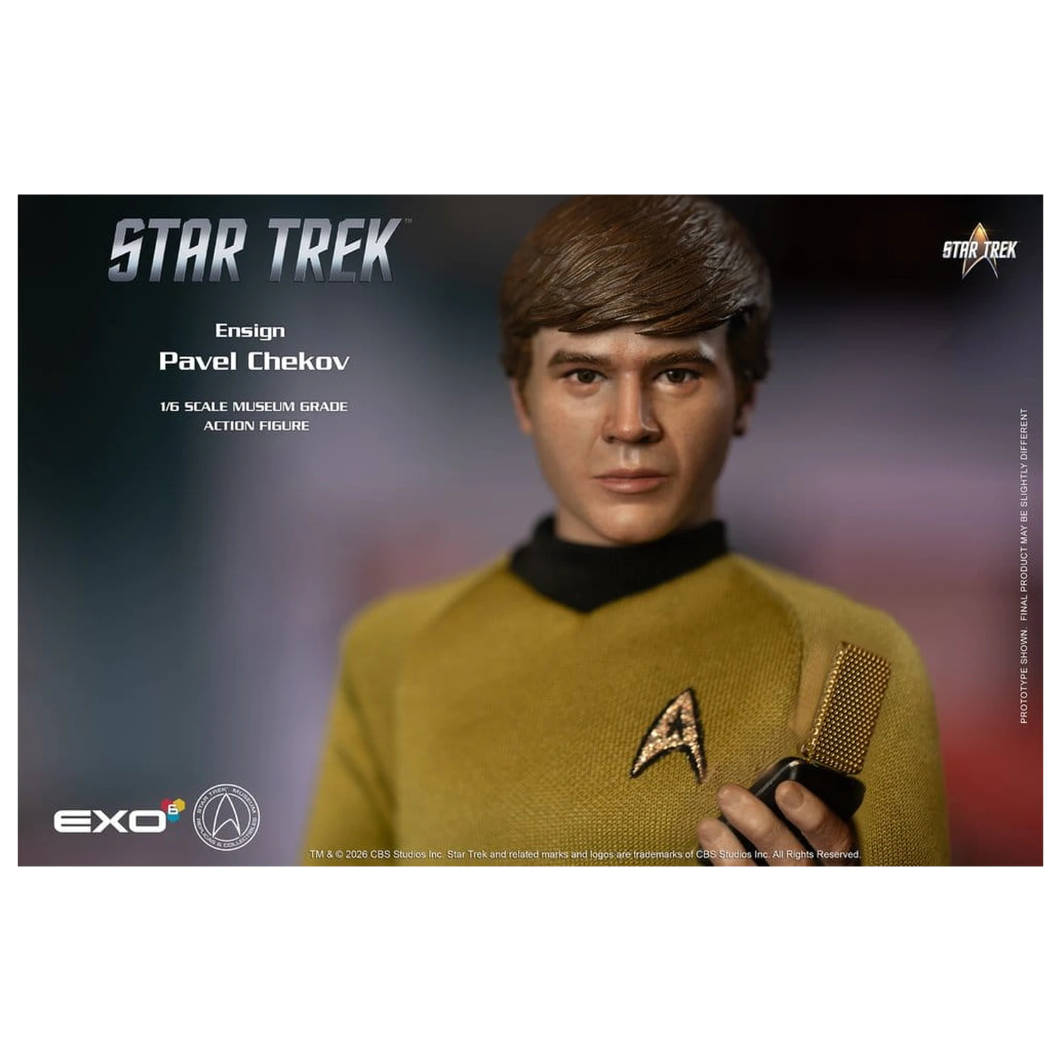 Star Trek: The Original Series akční figurka 1/6 Ensign Pavel Chekov 30 cm fotografii produktu